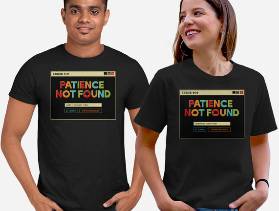 Patience Not Found