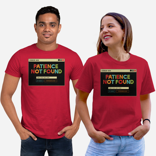 Patience Not Found-Unisex-Basic-Tee-tobefonseca