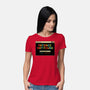 Patience Not Found-Womens-Basic-Tee-tobefonseca