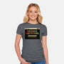 Patience Not Found-Womens-Fitted-Tee-tobefonseca