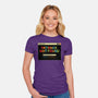 Patience Not Found-Womens-Fitted-Tee-tobefonseca