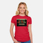 Patience Not Found-Womens-Fitted-Tee-tobefonseca