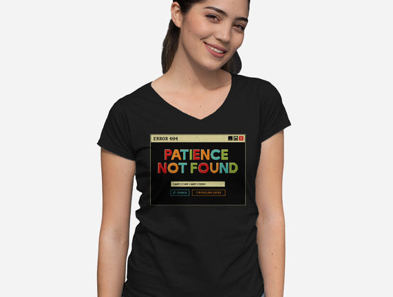 Patience Not Found