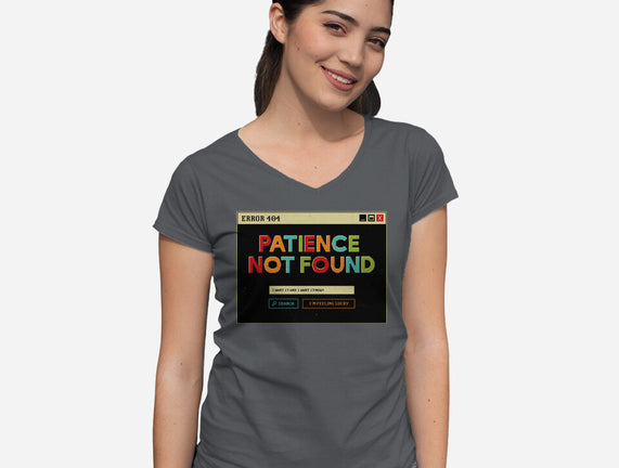 Patience Not Found