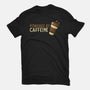 Powered By Caffeine-Womens-Basic-Tee-tobefonseca