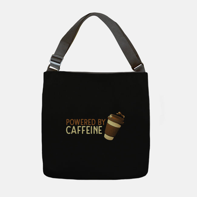 Powered By Caffeine-None-Adjustable Tote-Bag-tobefonseca
