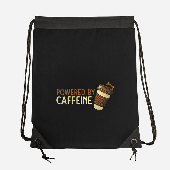 Powered By Caffeine-None-Drawstring-Bag-tobefonseca