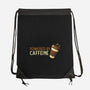 Powered By Caffeine-None-Drawstring-Bag-tobefonseca