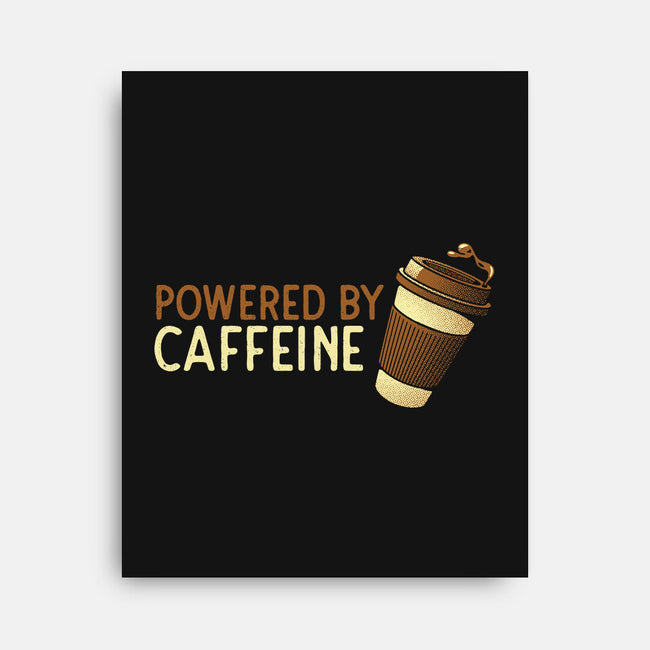 Powered By Caffeine-None-Stretched-Canvas-tobefonseca