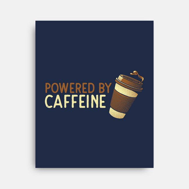 Powered By Caffeine-None-Stretched-Canvas-tobefonseca