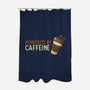Powered By Caffeine-None-Polyester-Shower Curtain-tobefonseca