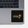 Powered By Caffeine-None-Glossy-Sticker-tobefonseca