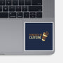 Powered By Caffeine-None-Glossy-Sticker-tobefonseca