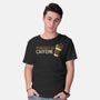 Powered By Caffeine-Mens-Basic-Tee-tobefonseca