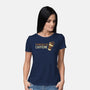 Powered By Caffeine-Womens-Basic-Tee-tobefonseca