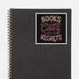 Books Cats And No Regrets-None-Glossy-Sticker-tobefonseca