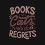 Books Cats And No Regrets-Unisex-Basic-Tank-tobefonseca