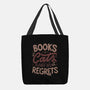 Books Cats And No Regrets-None-Basic Tote-Bag-tobefonseca