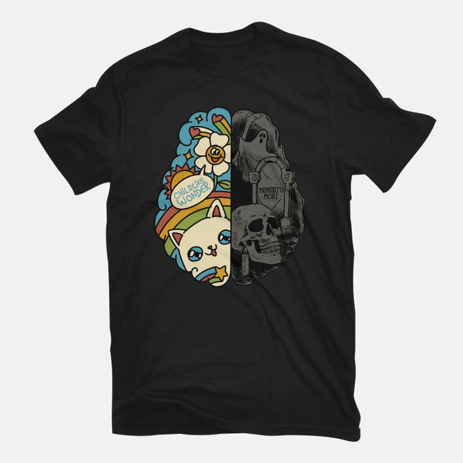 My Brain Childlike Wonder-Youth-Basic-Tee-tobefonseca