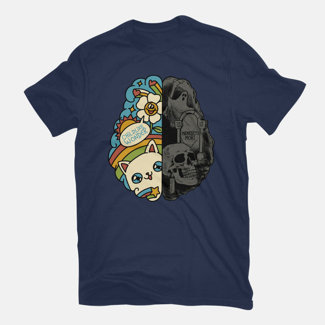 My Brain Childlike Wonder-Unisex-Basic-Tee-tobefonseca