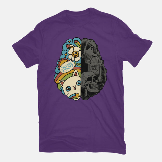 My Brain Childlike Wonder-Womens-Fitted-Tee-tobefonseca