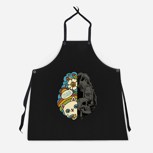 My Brain Childlike Wonder-Unisex-Kitchen-Apron-tobefonseca