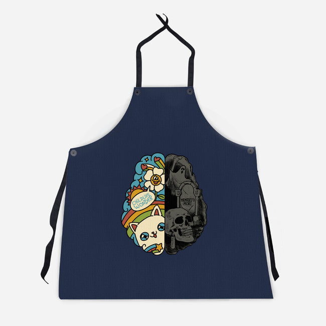 My Brain Childlike Wonder-Unisex-Kitchen-Apron-tobefonseca