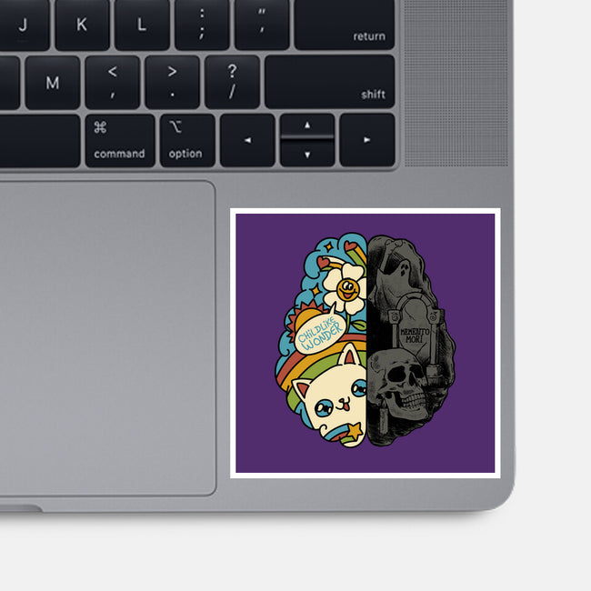 My Brain Childlike Wonder-None-Glossy-Sticker-tobefonseca