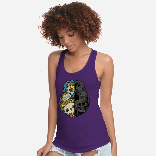 My Brain Childlike Wonder-Womens-Racerback-Tank-tobefonseca