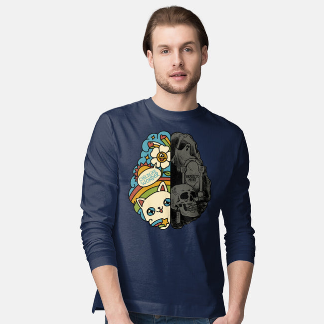 My Brain Childlike Wonder-Mens-Long Sleeved-Tee-tobefonseca