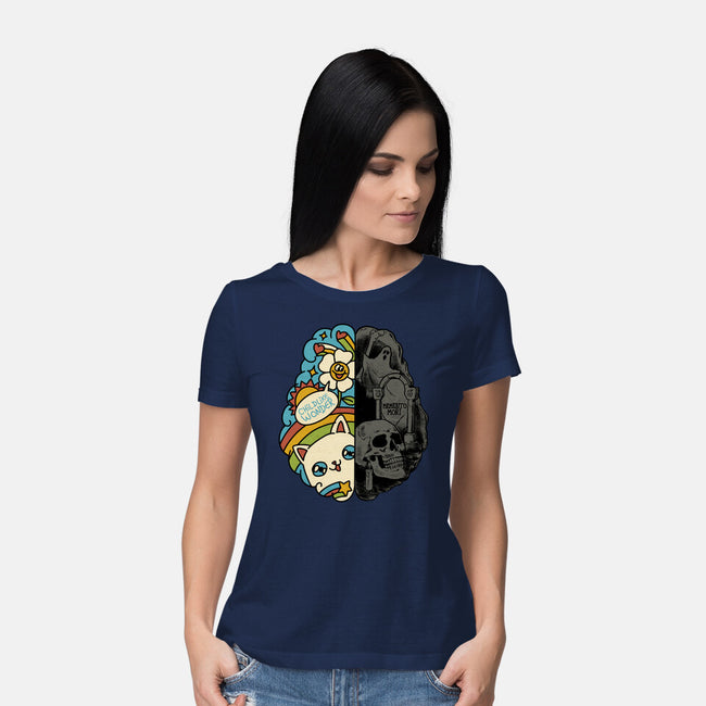 My Brain Childlike Wonder-Womens-Basic-Tee-tobefonseca