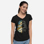 My Brain Childlike Wonder-Womens-V-Neck-Tee-tobefonseca