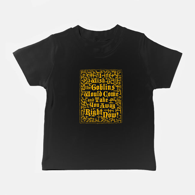 I Wish The Goblins Would Come-Baby-Basic-Tee-Nemons