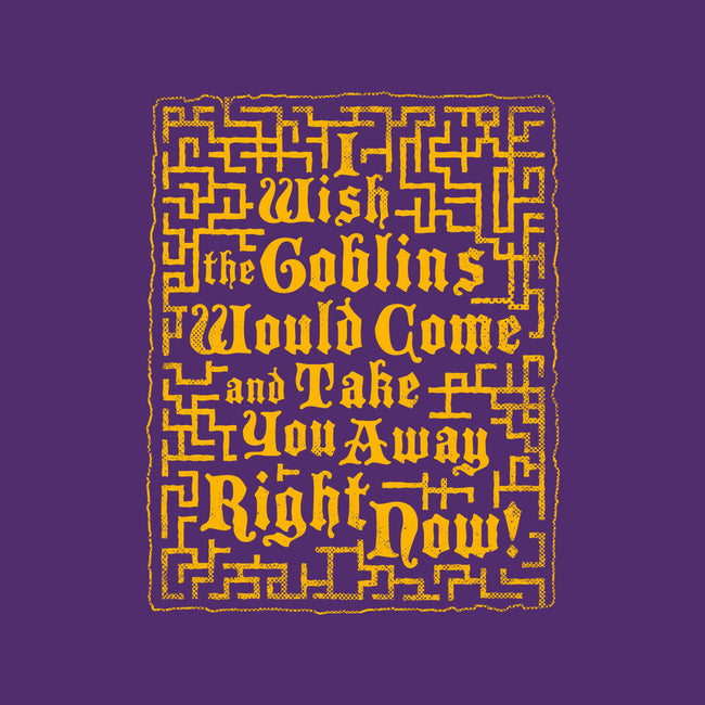 I Wish The Goblins Would Come-None-Fleece-Blanket-Nemons