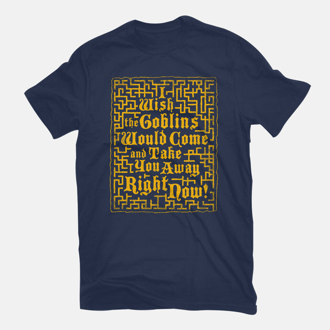 I Wish The Goblins Would Come-Mens-Heavyweight-Tee-Nemons