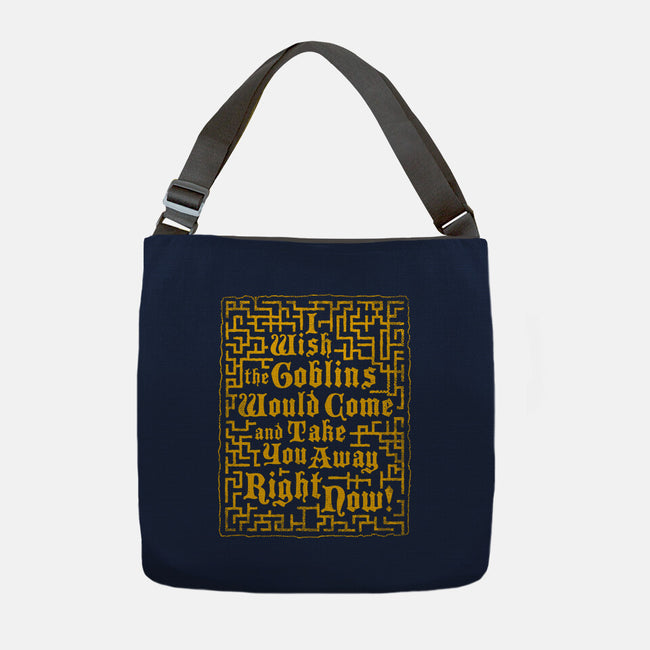 I Wish The Goblins Would Come-None-Adjustable Tote-Bag-Nemons
