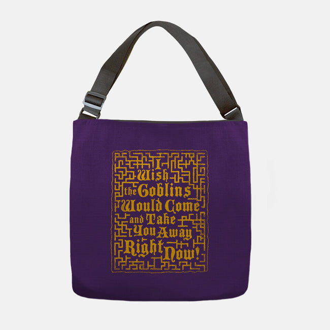 I Wish The Goblins Would Come-None-Adjustable Tote-Bag-Nemons