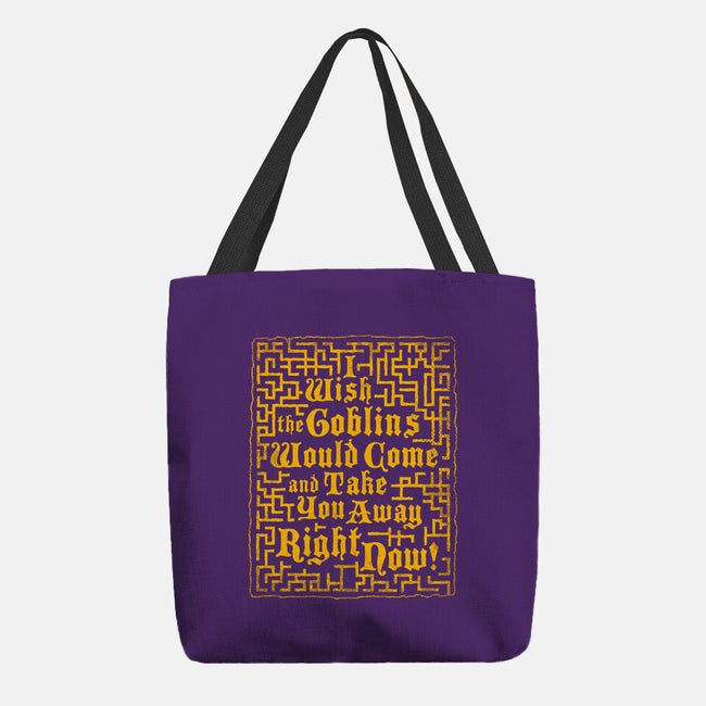 I Wish The Goblins Would Come-None-Basic Tote-Bag-Nemons