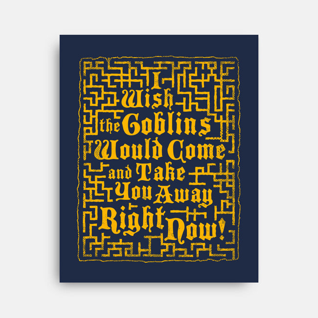 I Wish The Goblins Would Come-None-Stretched-Canvas-Nemons