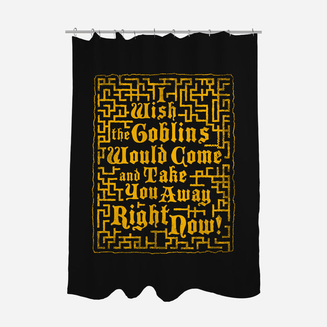 I Wish The Goblins Would Come-None-Polyester-Shower Curtain-Nemons