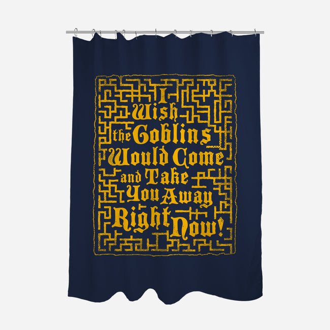 I Wish The Goblins Would Come-None-Polyester-Shower Curtain-Nemons