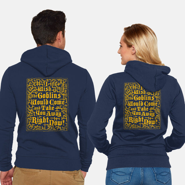I Wish The Goblins Would Come-Unisex-Zip-Up-Sweatshirt-Nemons