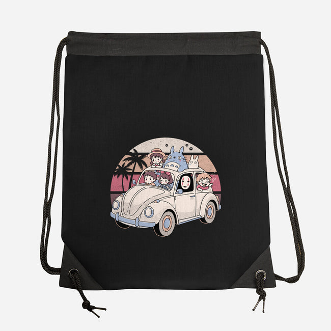 Studio Road Trip-None-Drawstring-Bag-GODZILLARGE