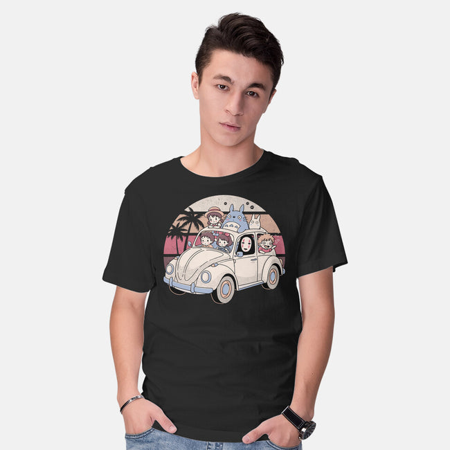 Studio Road Trip-Mens-Basic-Tee-GODZILLARGE