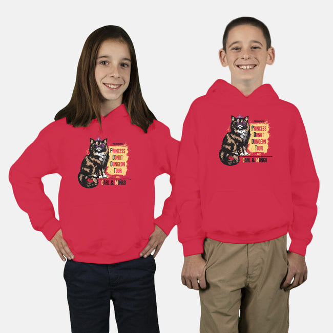 Donut Dungeon Tour-Youth-Pullover-Sweatshirt-rocketman_art
