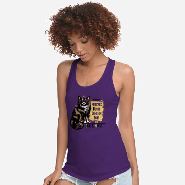 Donut Dungeon Tour-Womens-Racerback-Tank-rocketman_art