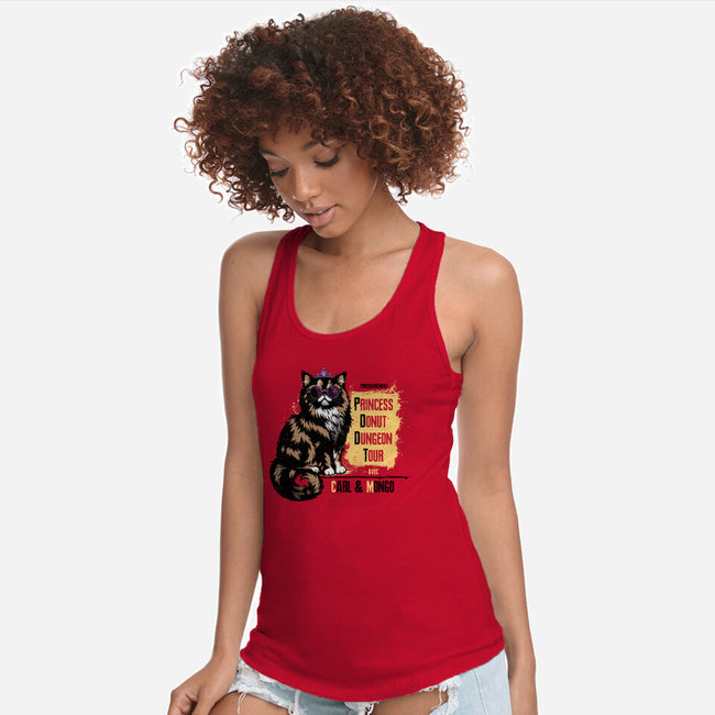 Donut Dungeon Tour-Womens-Racerback-Tank-rocketman_art