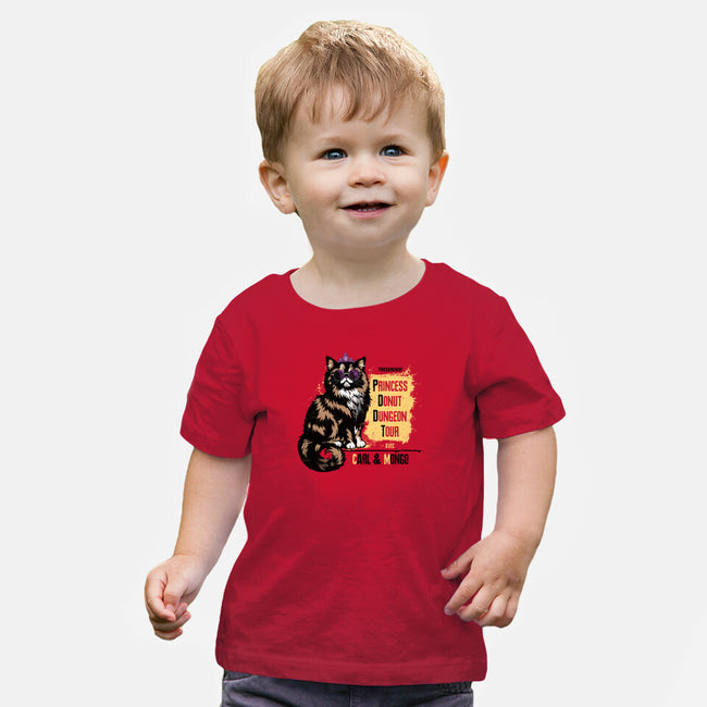 Donut Dungeon Tour-Baby-Basic-Tee-rocketman_art