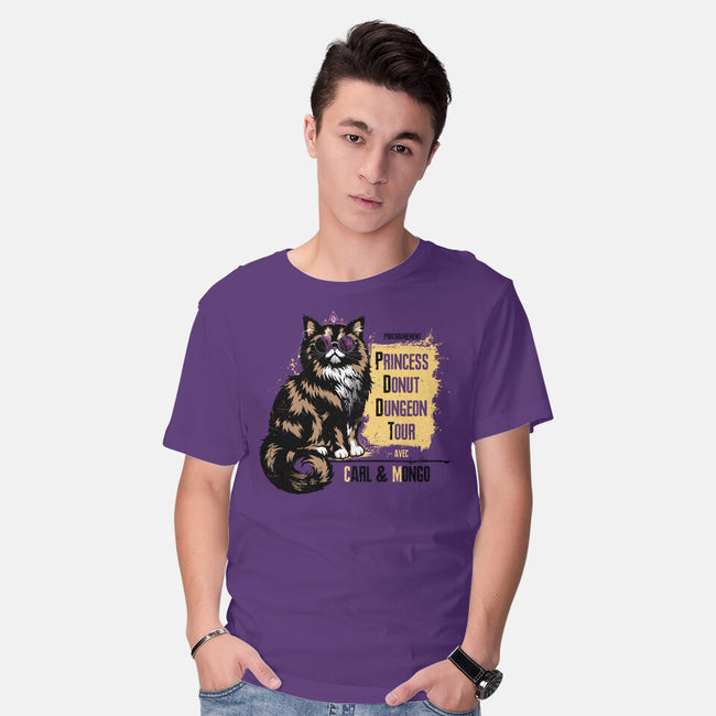 Donut Dungeon Tour-Mens-Basic-Tee-rocketman_art