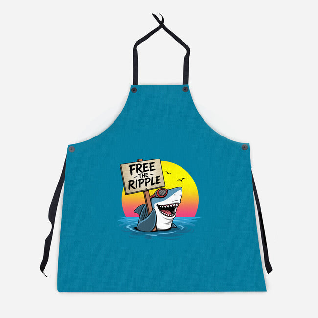 Free The Ripple-Unisex-Kitchen-Apron-Boggs Nicolas